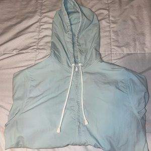 Brandy Melville Baby Blue Windbreaker